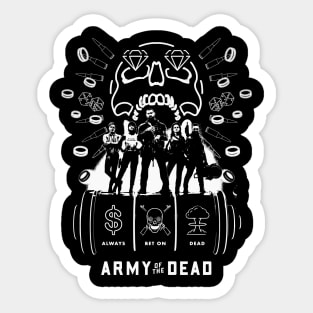 Army of the Dead (Weiß) Sticker